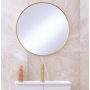 Reba Urban Brass Framed Mirror, 800mm